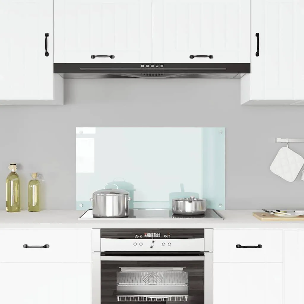 Alzatina vidaXL Vetro Temperato Bianco 90x50 | Offerta Paraspruzzi Cucina