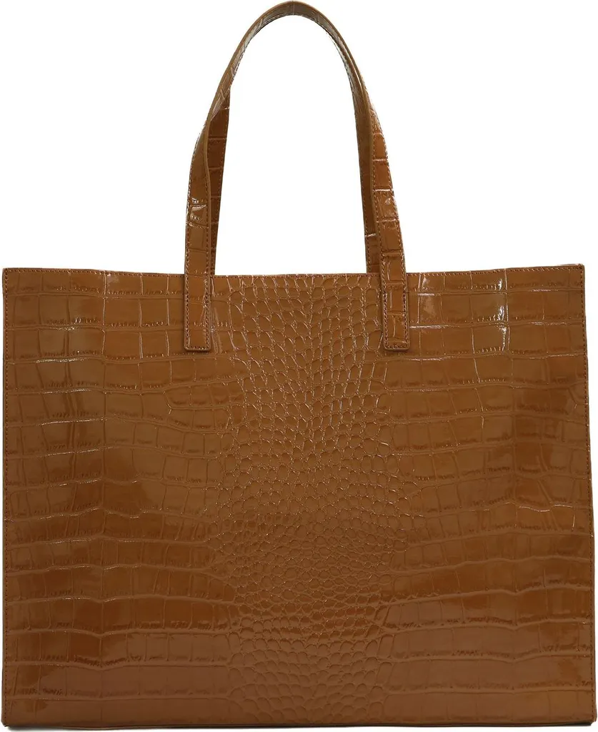 Sac shopper Ted Baker Wellma marron idéal pour le bureau et sorties