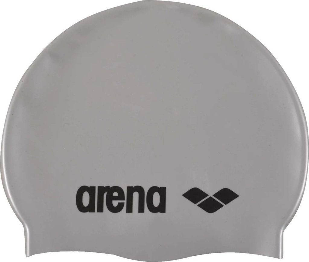 ARENA Classic Silicone Badekappe grau