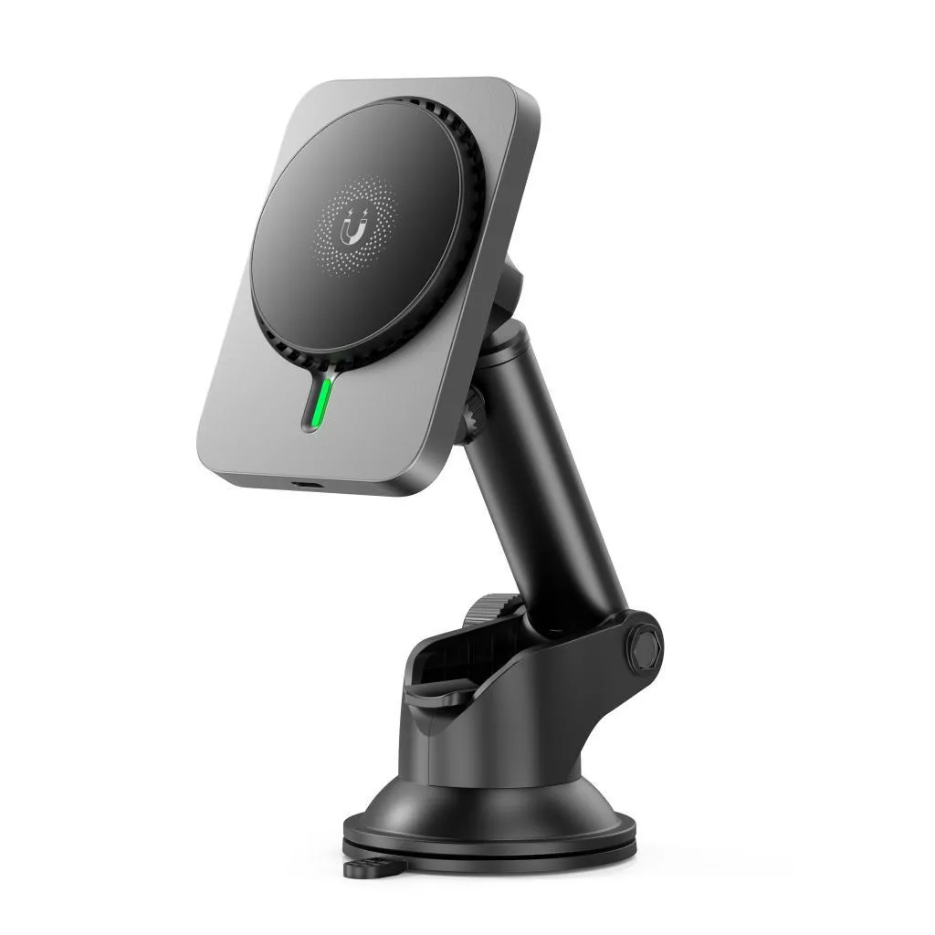 Supporto Auto XO Magnetico: Viaggia Sicuro con Ricarica Wireless 15W