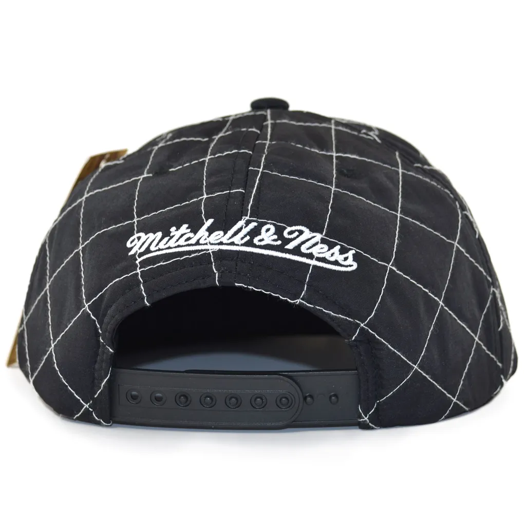 Bonnet Brooklyn Nets chaud et coupe-vent Mitchell & Ness Quilted Noir - 6