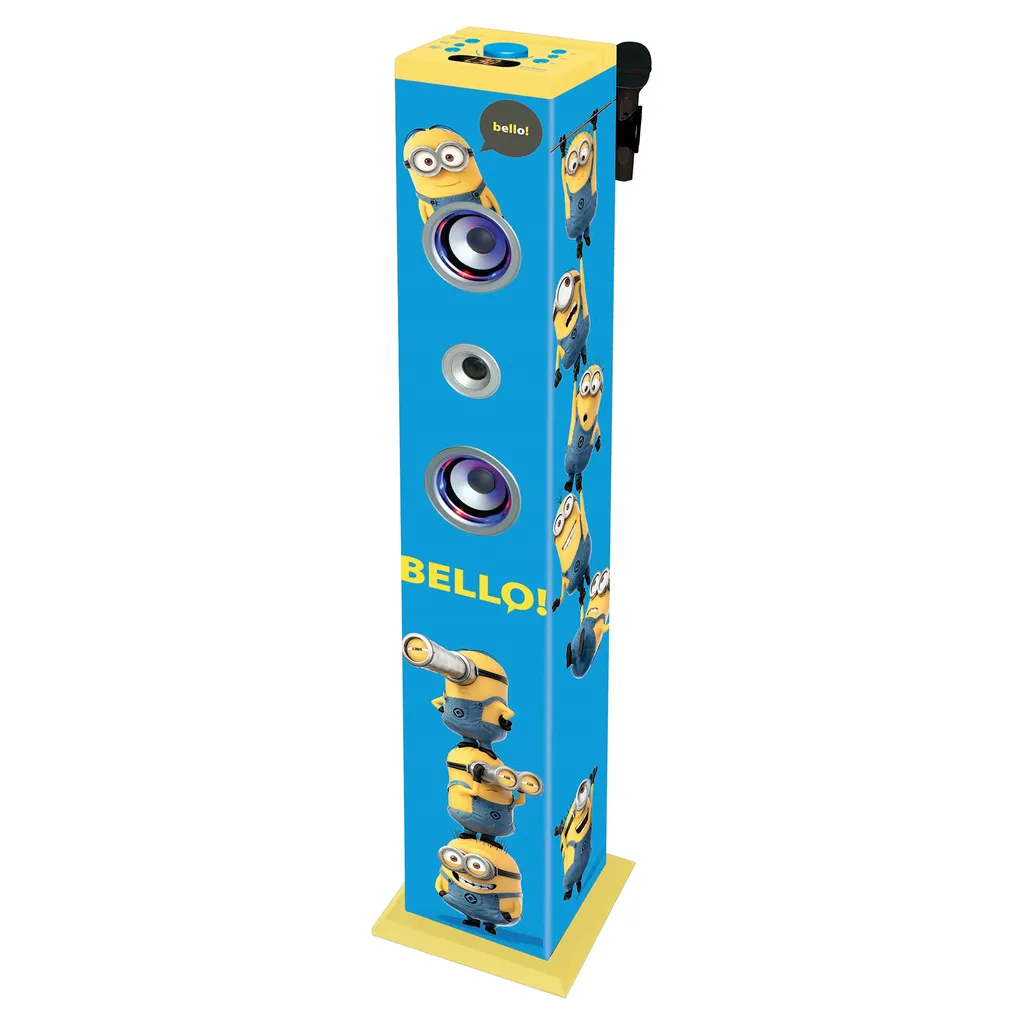 Enceinte Minions Lexibook : fini l'ennui avec le micro karaoké enfant