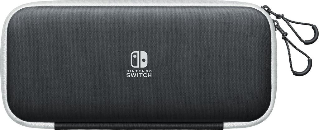 Nintendo Switch-Tasche & -Schutzfolie - Schwarz/Weiß Produktbild 