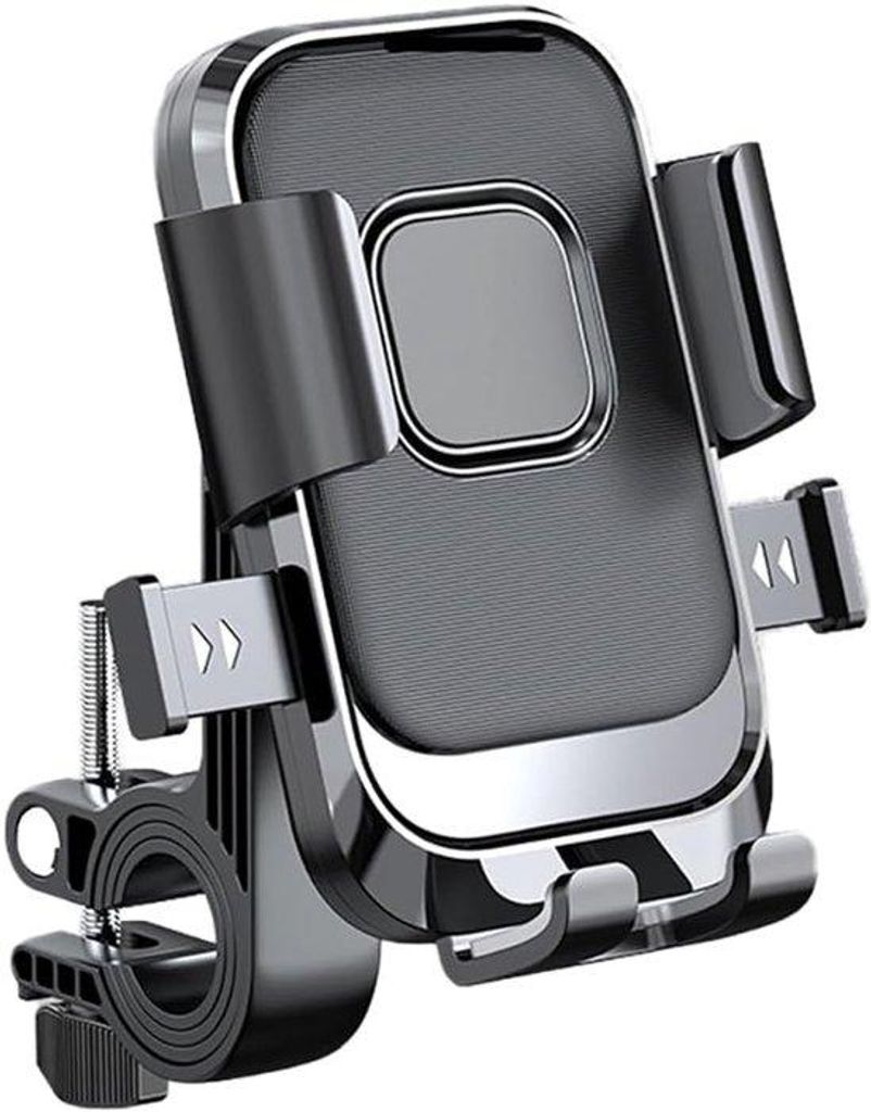 Motorrad-Telefonhalter 360-Gradige Drehbarkeit - Telefonhalter für das Motorradlenker. Unterstützt Smartphones von 4,7 bis 7,1 Zoll - Schwarz