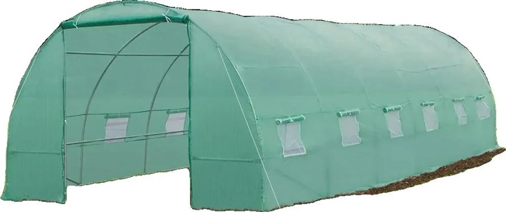 Serre de jardin étanche 8x3x2 m contre le gel et les intempéries 24m²