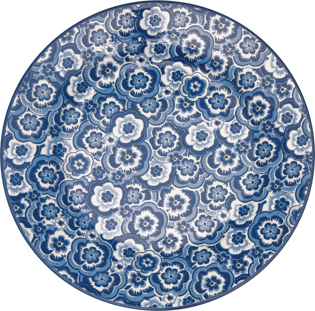 Greengate Selma Frühstücksteller blau 20,2cm