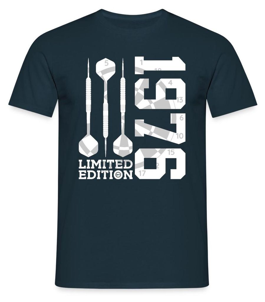 Spreadshirt 50. Geburtstag | Limited Edition 1976 | Dart Männer T-Shirt, XL, Navy