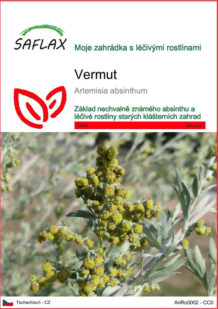 SAFLAX - vermut - Artemisia absinthum - 500 Semena Obrázek produktu 