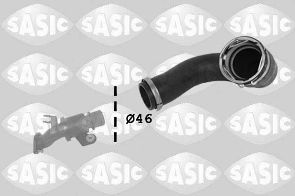 SASIC 3336312 Turbo Ladeluftschlauch für ALFA ROMEO GIULIETTA (940)