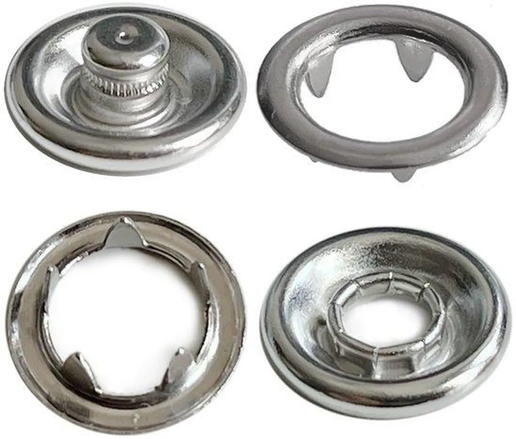 Boutons de couture métalliques 11 mm haute résistance pour DIY créatif