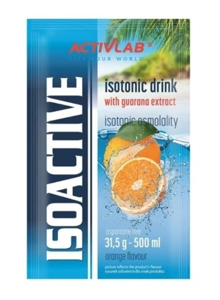 Activlab Isoactiv (20 x 31,5 g) Citron - Énergie et Image du produit 