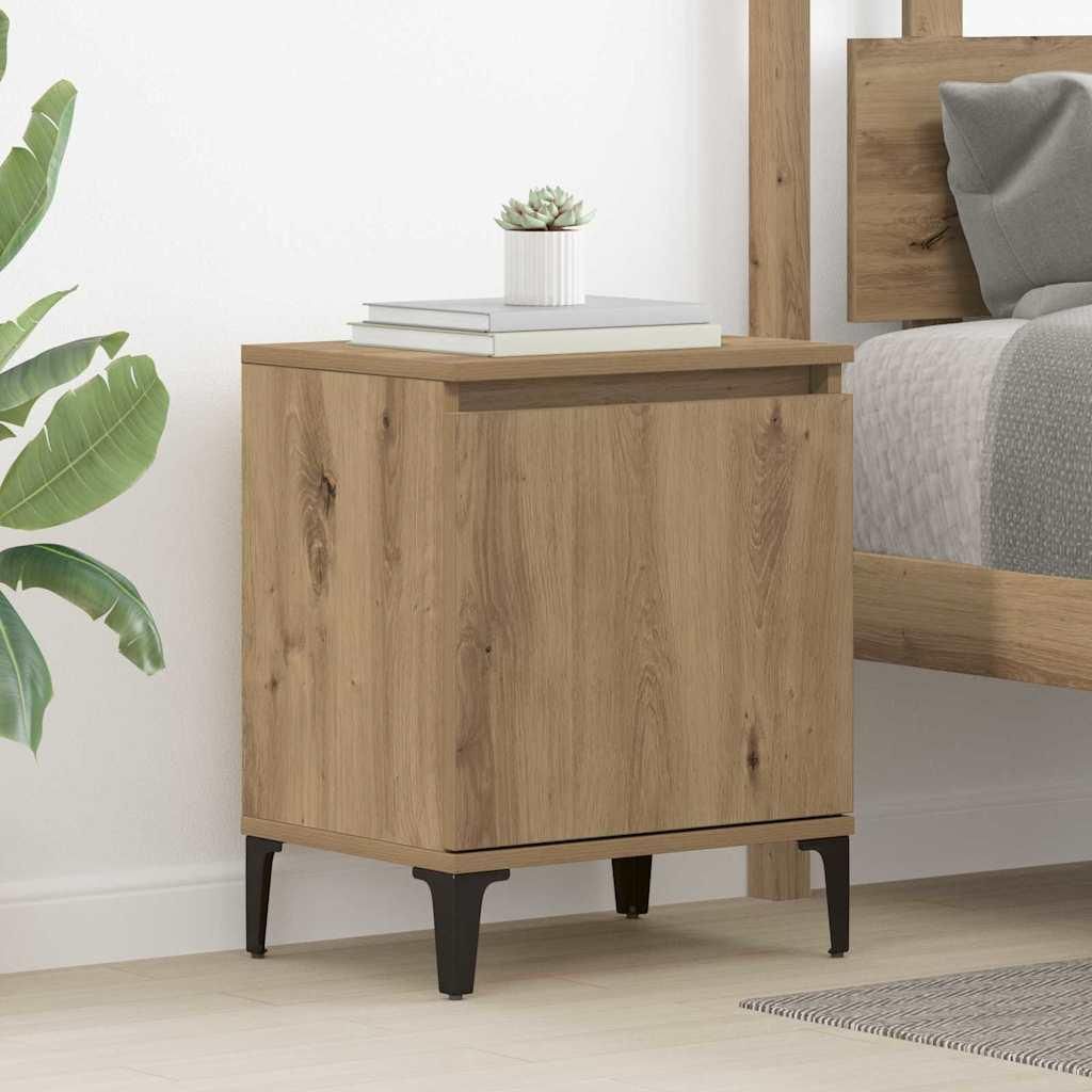 Maison Exclusive - Nachttisch Artisan-Eiche 40 x 30 x 50 cm Holzwerkstoff