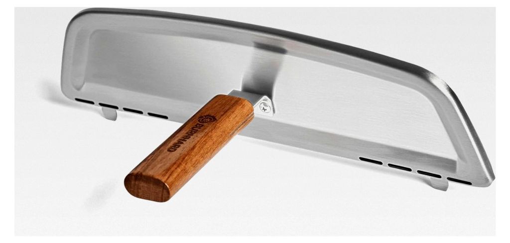 Hitzeschild für Gas-Pizzaofen Tony aus Edelstahl, verkürzt die Aufheizzeit und stabilisiert die Hitze für einen effizienten Gasverbrauch