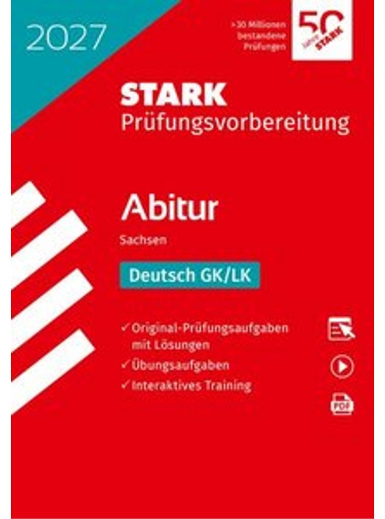 STARK Deutsch GK/LK - Abitur 2027 Sachsen - Immagine del prodotto 
