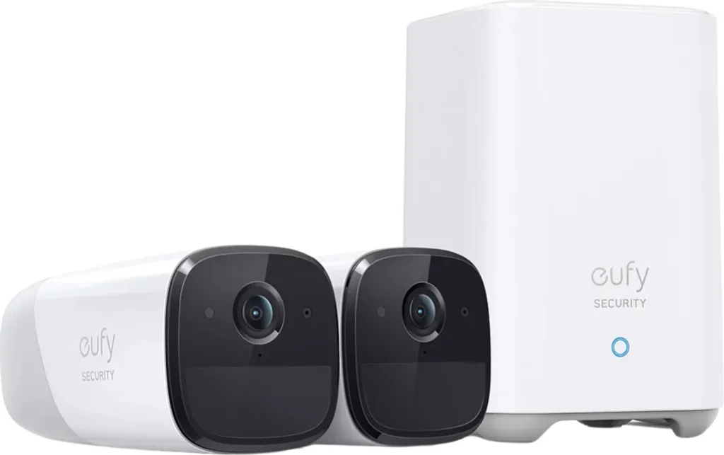 Caméra de surveillance sans fil eufyCam 2 Pro Kit de 2 avec Vision Nocturne