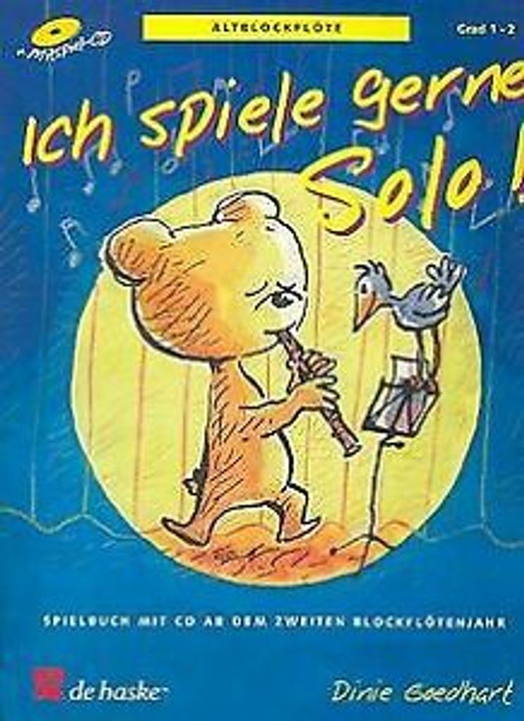 Ich spiele gerne Solo (+CD) : für Altblockflöte