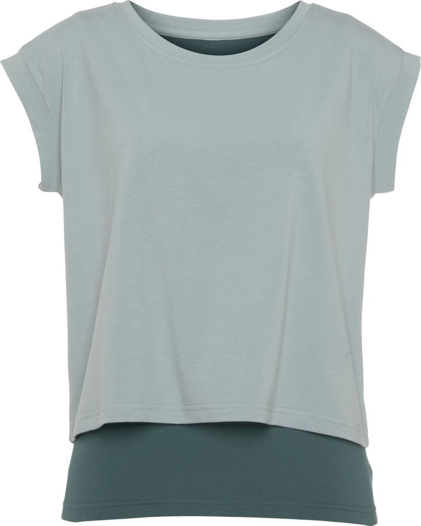 LASCANA ACTIVE 2-in-1-Shirt grün Größe L