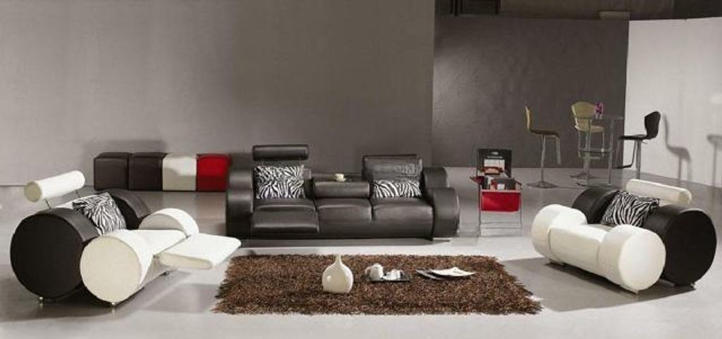 LEDERSOFA LEDER COUCH 3+2+1 mit USB POLSTERGARNITUR DESIGNER SOFA NEU GARNITUR