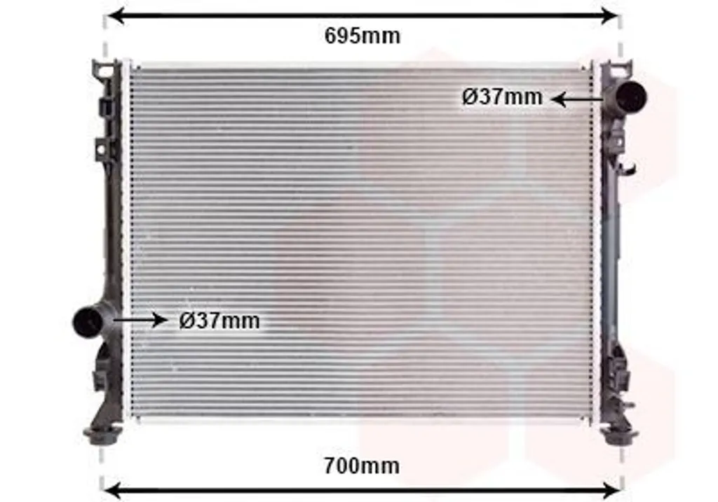 Radiateur moteur 1710-19637 : fini la surchauffe et les fuites de liquide