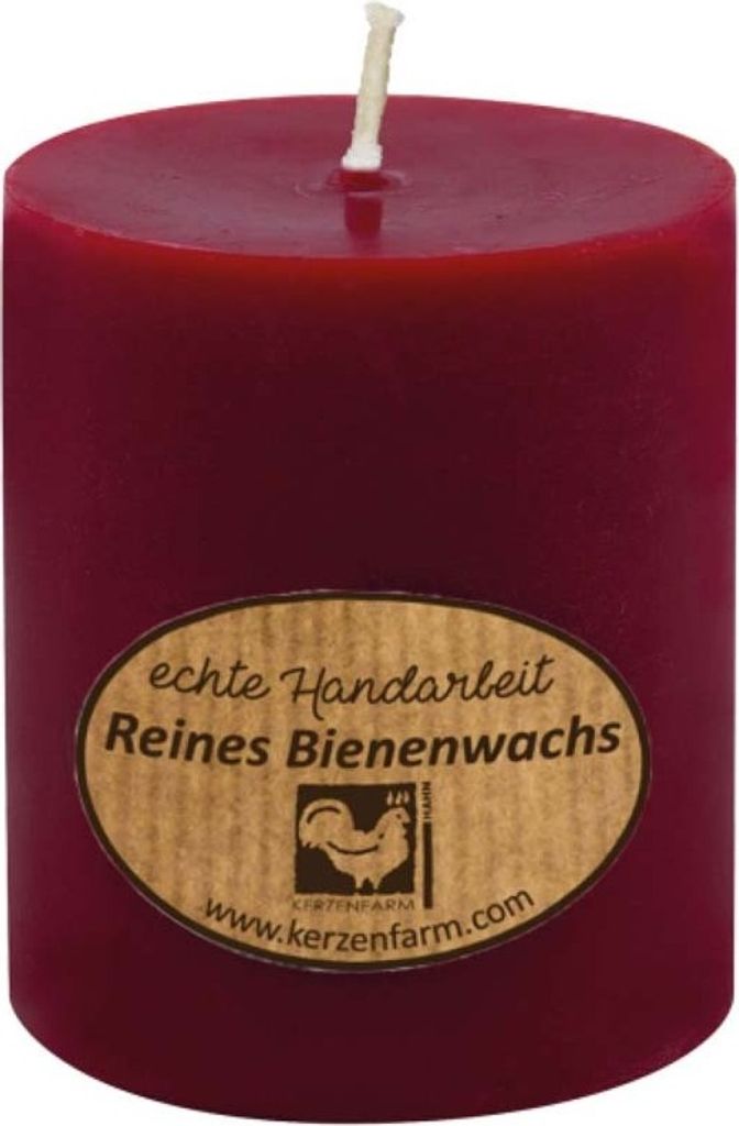 Natürliche Bienenwachs Duftkerzen Set - 21h Brenndauer Handgefertigt