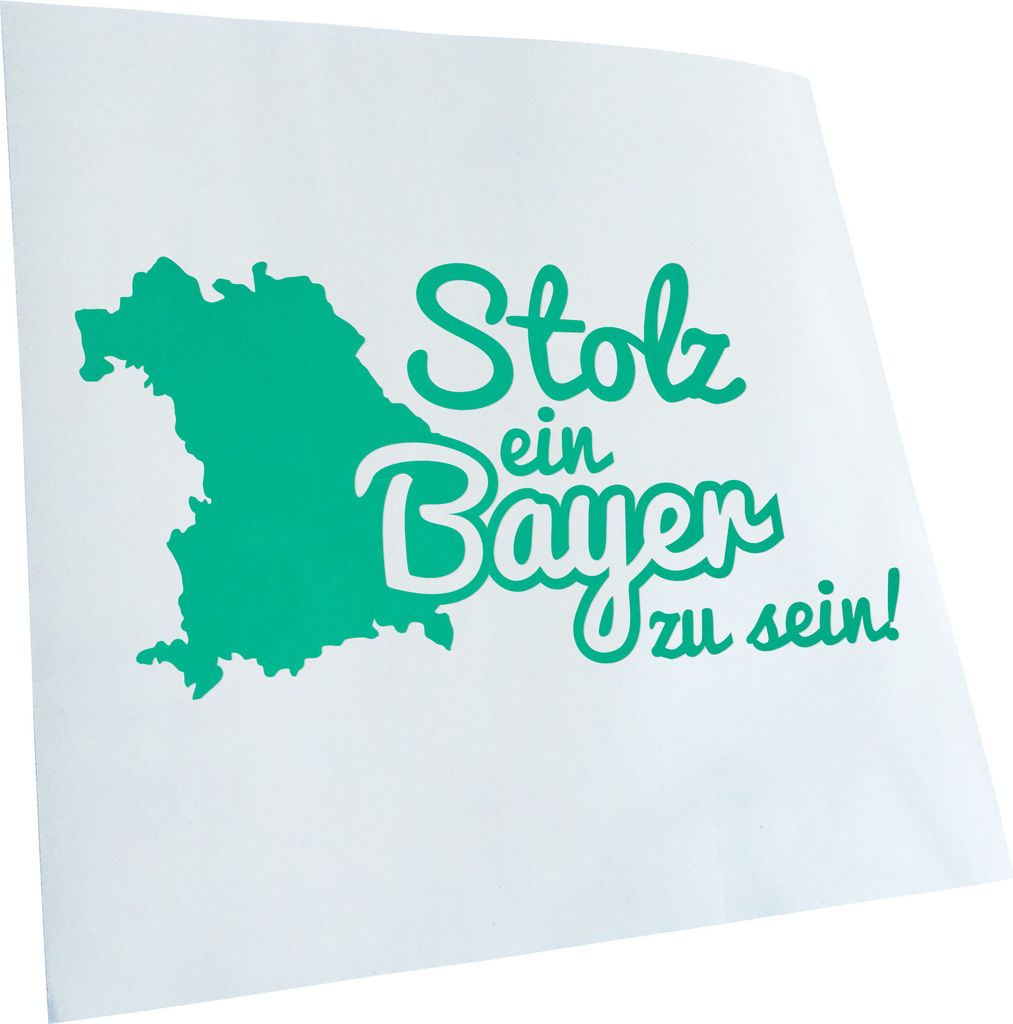 Kiwistar - Autoaufkleber - Bayer Bayern Stolz - Blau - 20x10cm - Aufkleber für Auto, Laptop, Fahrrad, LKW, Motorrad mehrfarbig JDM Decal Racing