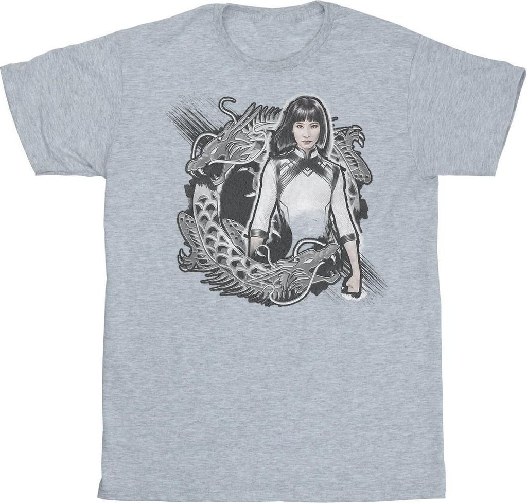 Marvel - "Shang-Chi And The Legend Of The Ten Rings Xialing Dragon" T-Shirt für Herren BI42710 (M) (Grau)