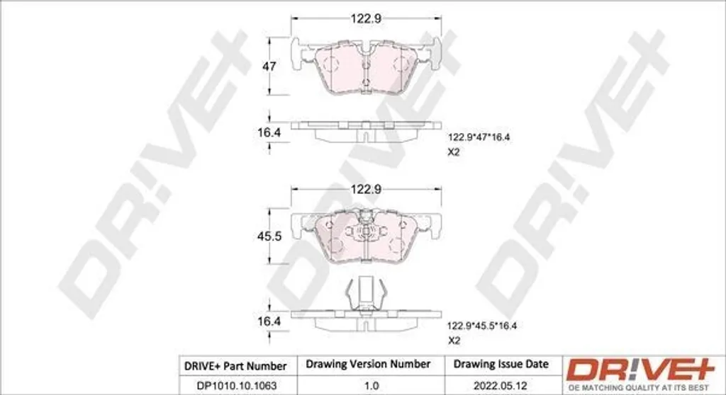 Plaquettes de frein arrière pour BMW Série 1 F21 F20 et Série 3 F30
