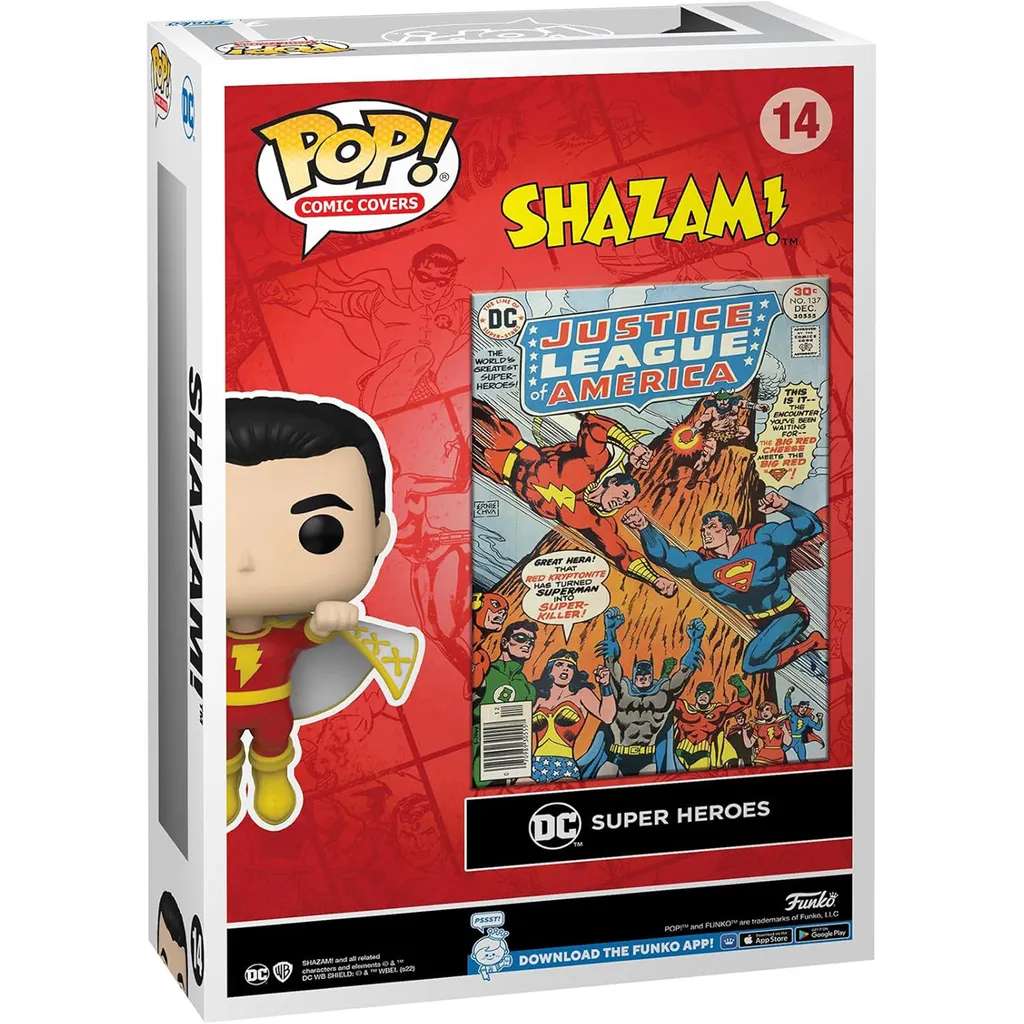 Funko Pop! DC Comics Comic Covers Shazam #14 Figurine de Collection