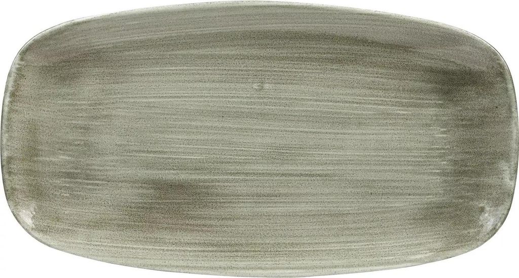CHURCHILL Stonecast Burnished Green Teller flach, Länge: 355 mm