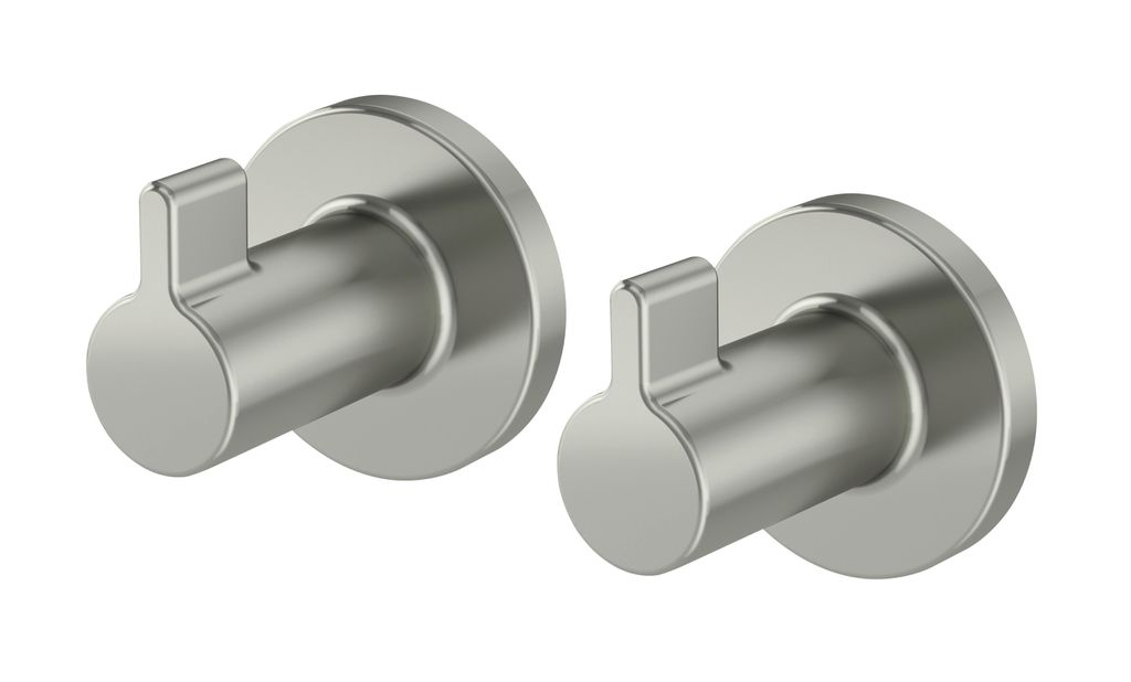 Lenz NOA Handtuchhaken Nickel- einfache Wandmontage - Produktbild 
