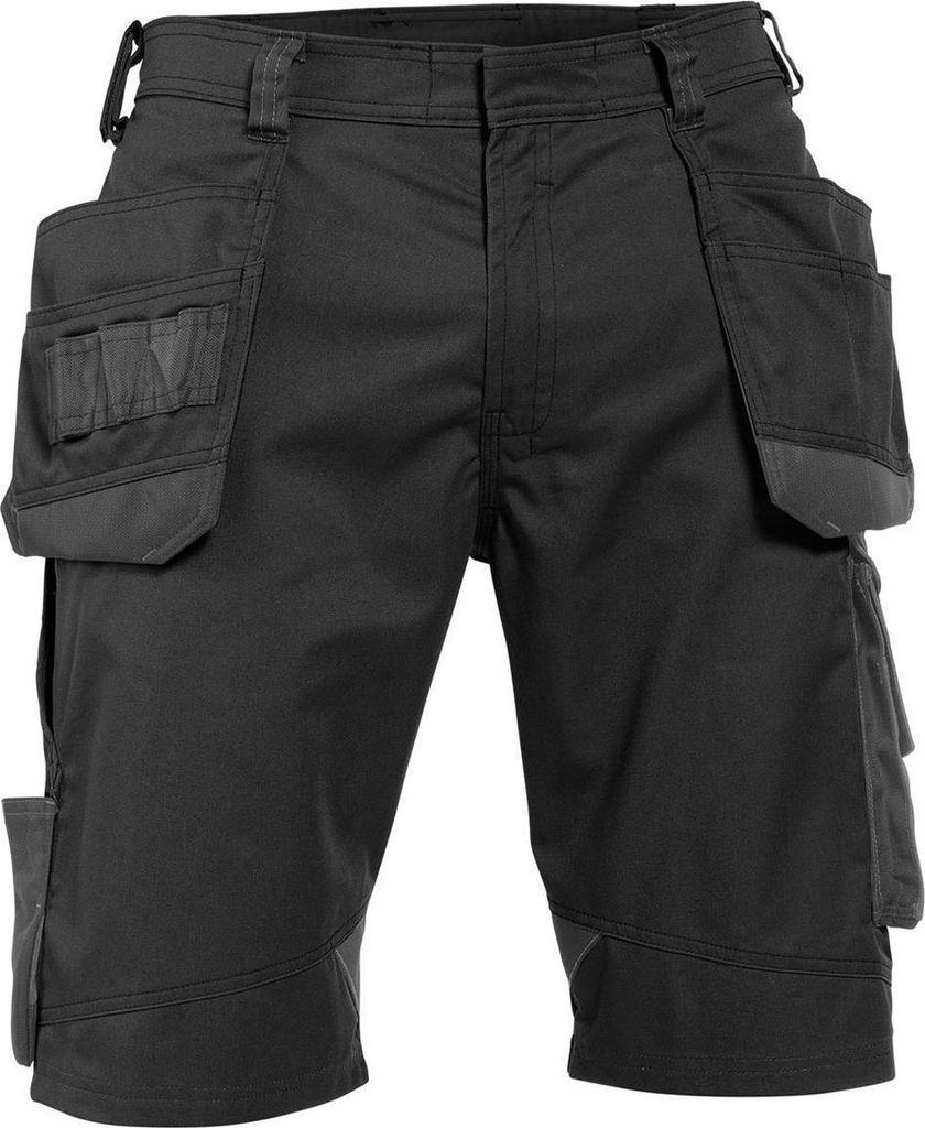 DASSY Bionic Arbeitsshorts mit Holstertaschen SCHWARZ/ANTHRAZITGRAU Gr.42 Länge: STANDARD