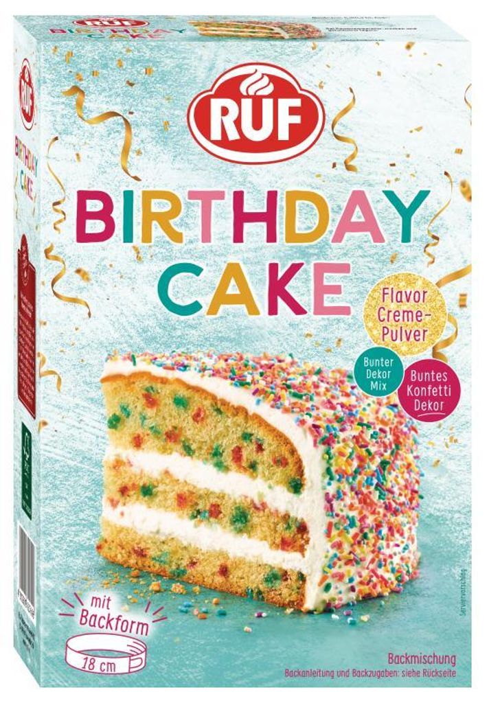RUF Birthday Cake Backmischung Produktbild 