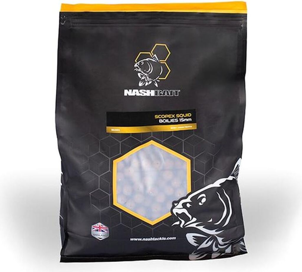 Nash Bait Scopex Squid Boilies 5 kg 24 mm Obrázok produktu 