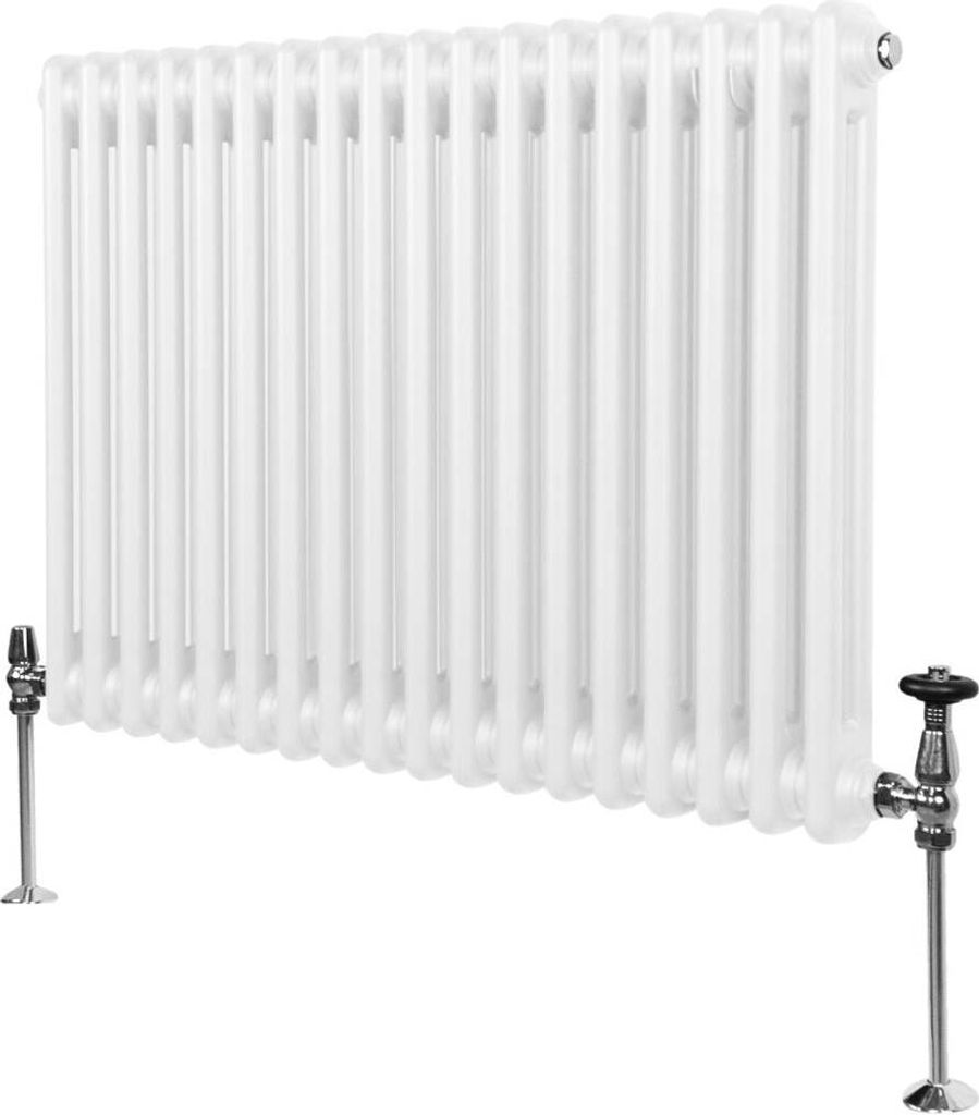 Radiatore tradizionale a 2 colonne - 600 x 832 mm - Bianco2 Immagine del prodotto 
