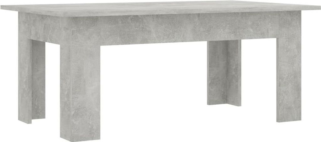 Couchtisch Betongrau 100x60x42 cm Holzwerkstoff