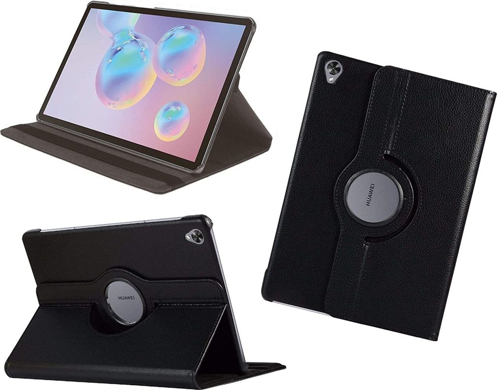 cofi1453 360 Schutz Tablet Cover kompatibel mit HUAWEI MEDIAPAD M6 10.8 ZOLL Tasche Hülle Tabletschale Bumper Case Etui Rotierbar mit Ständer Sch...