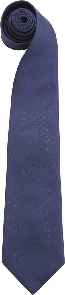 Premier Herren Krawatte Colours, unifarben RW1156 (Einheitsgröße) (Marineblau)