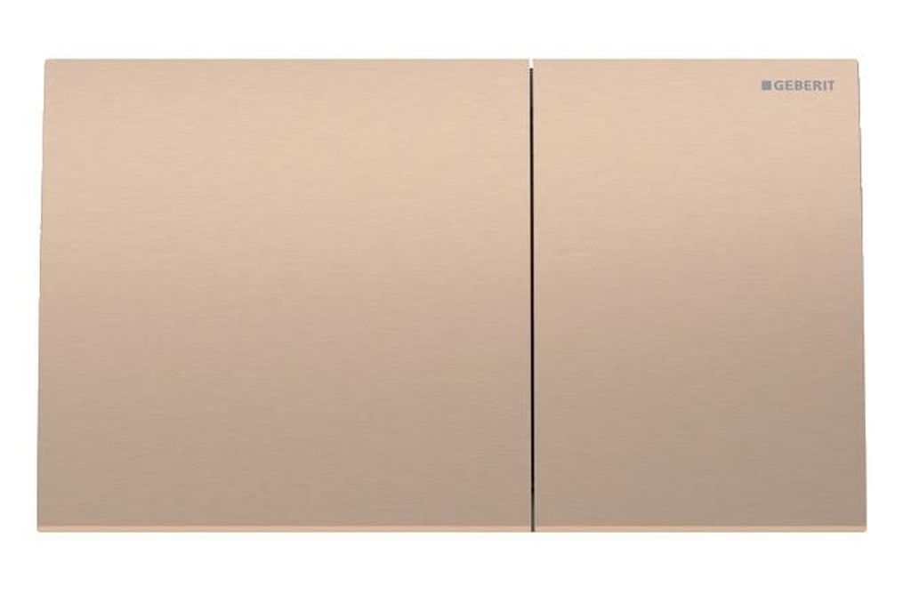 Geberit Sigma70 Betätigungsplatte für 2-Mengen-Spülung, eckig, 115.622.QB.1