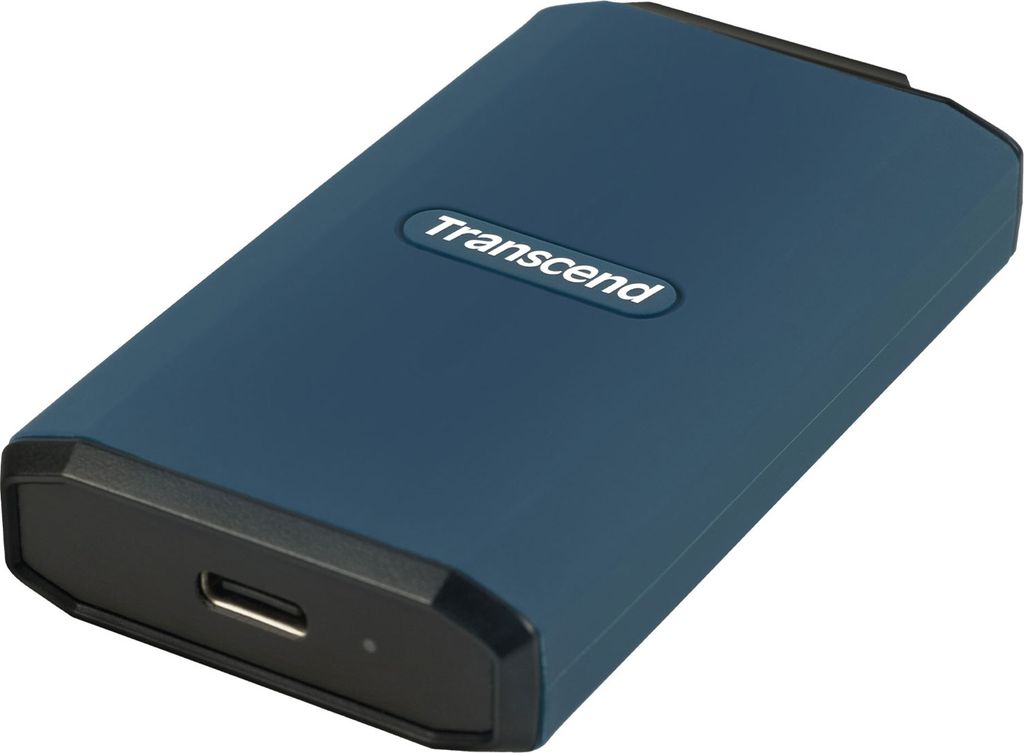 Transcend ESD410C, 1 TB, USB Typ-C, 2000 MB/s, 20 Gbit/s, Passwortschutz, Blau