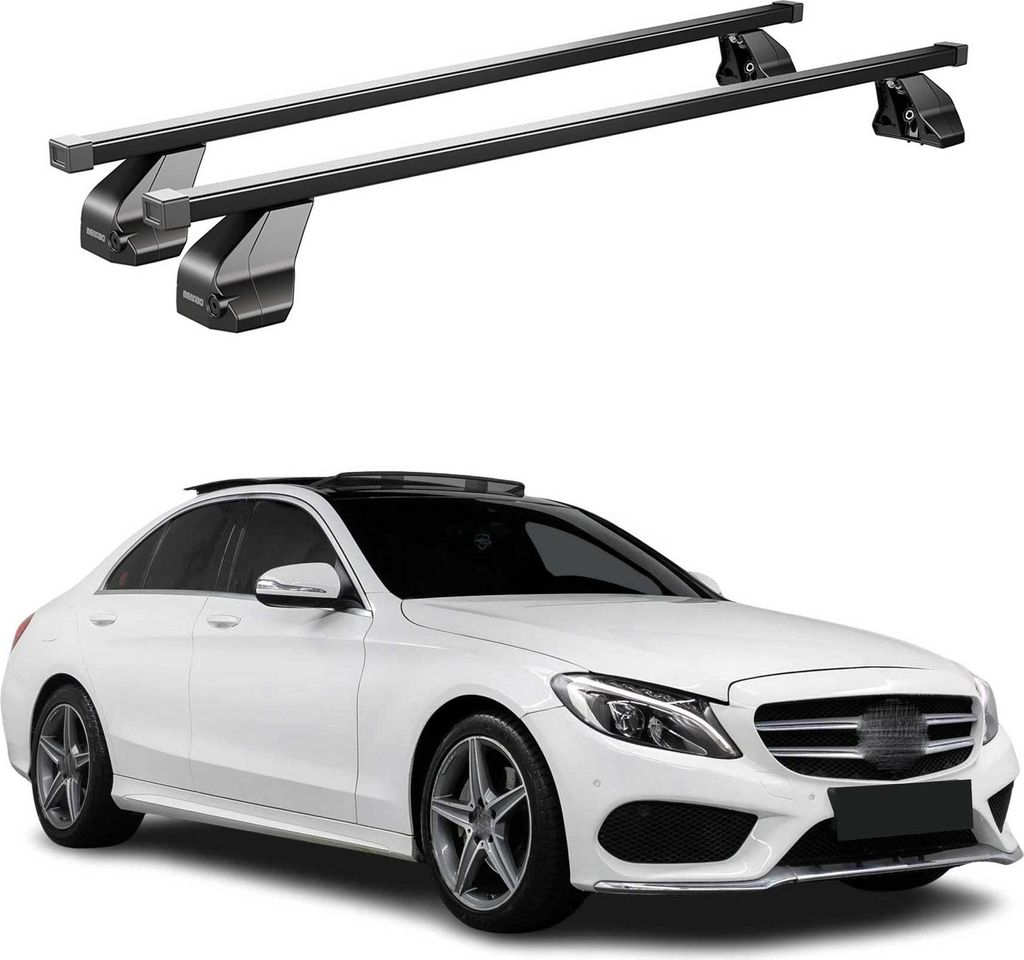 Menabo Dachträger für Mercedes C Klasse W205 Limo 2014-2021 Produktbild 