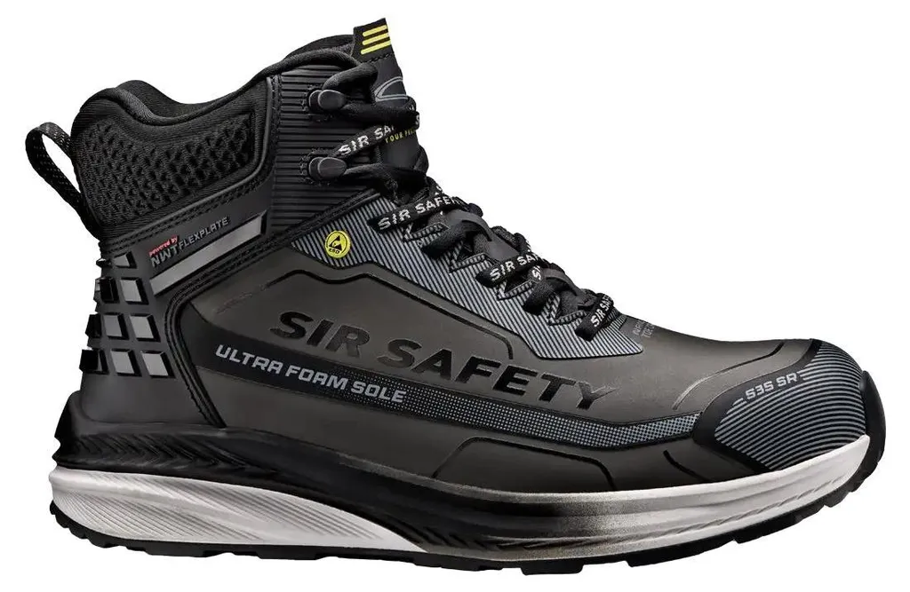 Bottes de sécurité S3S Sir Safety Journey en fibre de verre sans métal