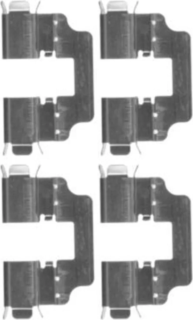 Kit d'accessoires pour plaquettes de frein arrière Honda Civic VIII FN FK