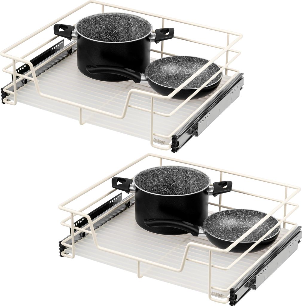 set di 2 cassetti telescopici bremermann - 60 cm con Immagine del prodotto 