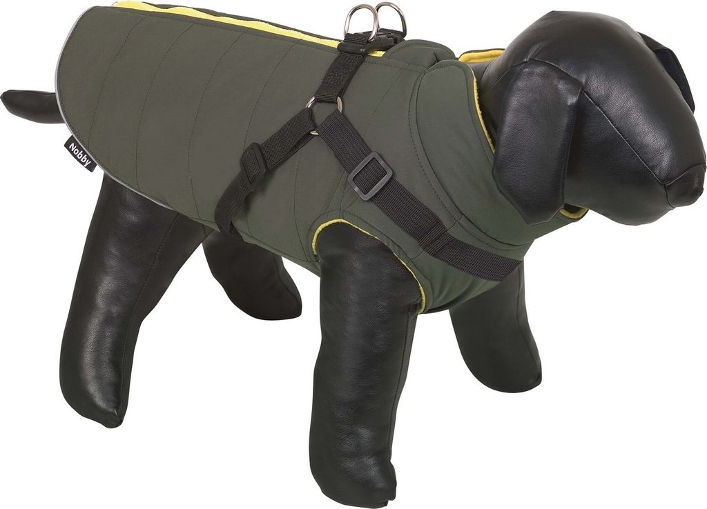 Nobby Hundemantel Sobak oliv-gelb