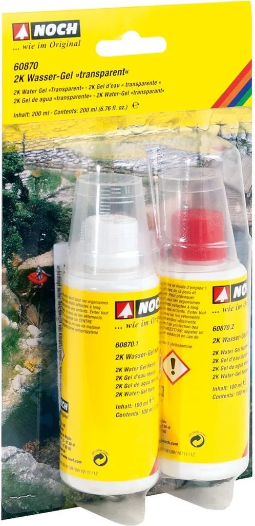Gel de Modélisme NOCH 60870 Transparent Haute Qualité Bi-Composant