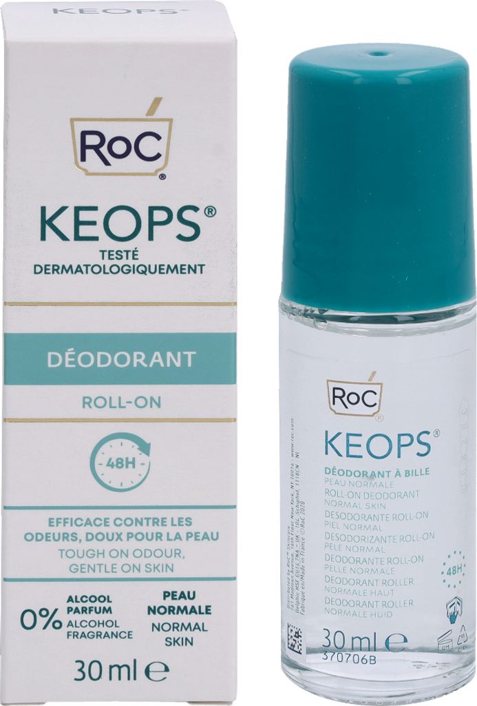 RoC Keops Deo Roll-On senza alcool - Pelle normale Immagine del prodotto 