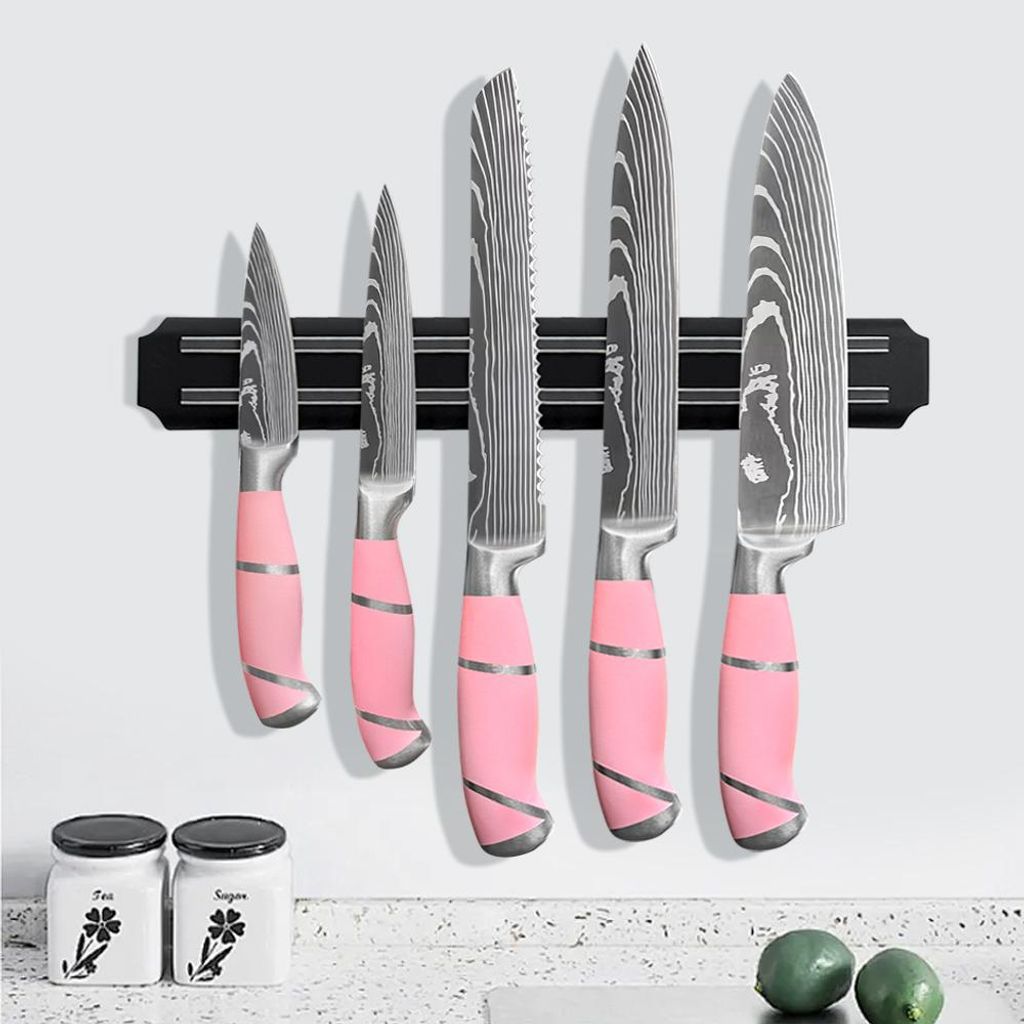 UISEBRT Kochmesserset 6 teilig Küchenmesser Set Edelstahl Produktbild 