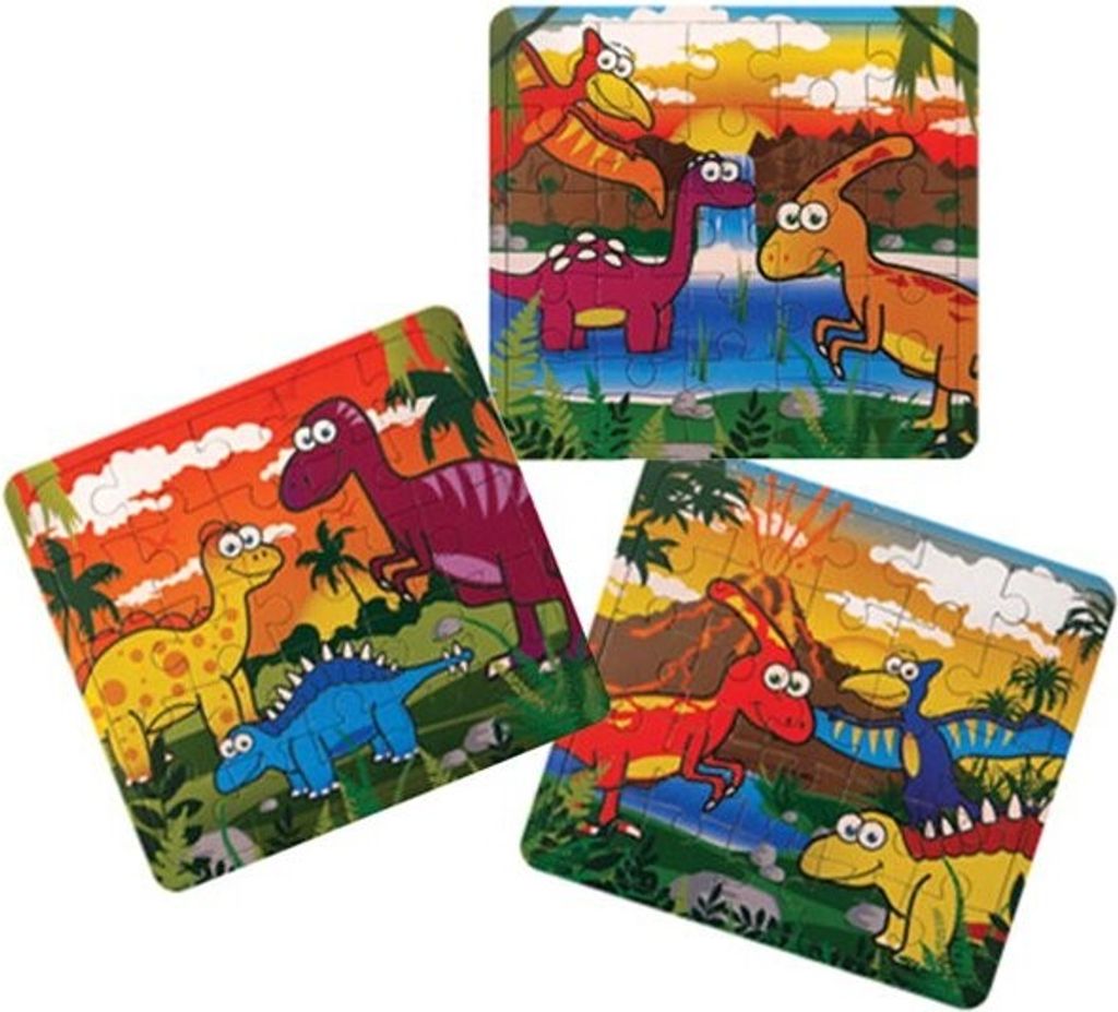1 Dino Puzzle 12 x 13cm Produktbild 