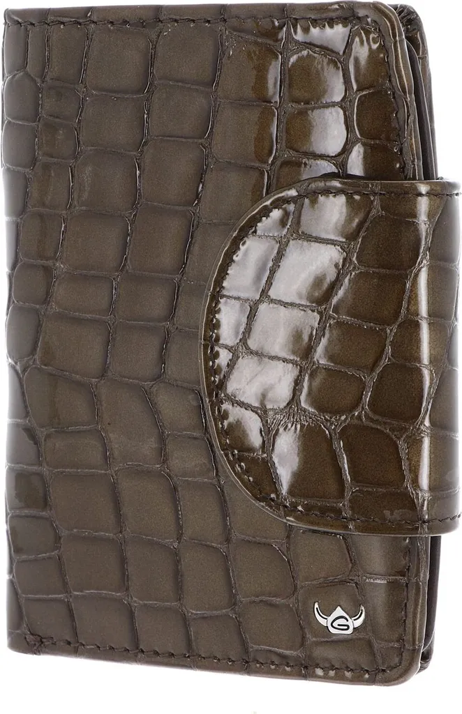 Portefeuille en cuir RFID Protect Golden Head Cayenne pour Homme Brun