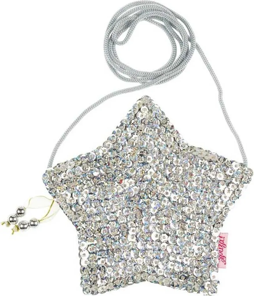 Sac à main enfant étoile argent Souza - Petit sac rond bandoulière fille